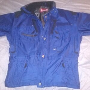 Men's Waterproof Marker Blue Jacket
